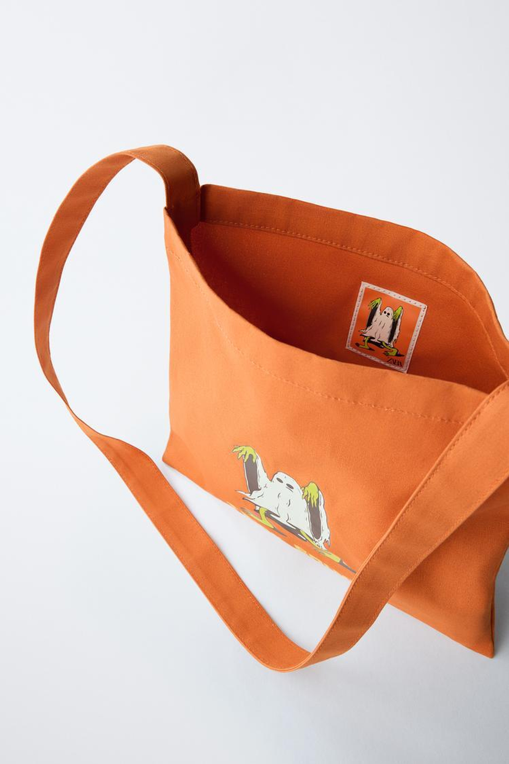 ZARA СУМКА ДЛЯ КОНФЕТ HALLOWEEN, ОРАНЖЕВЫЙ