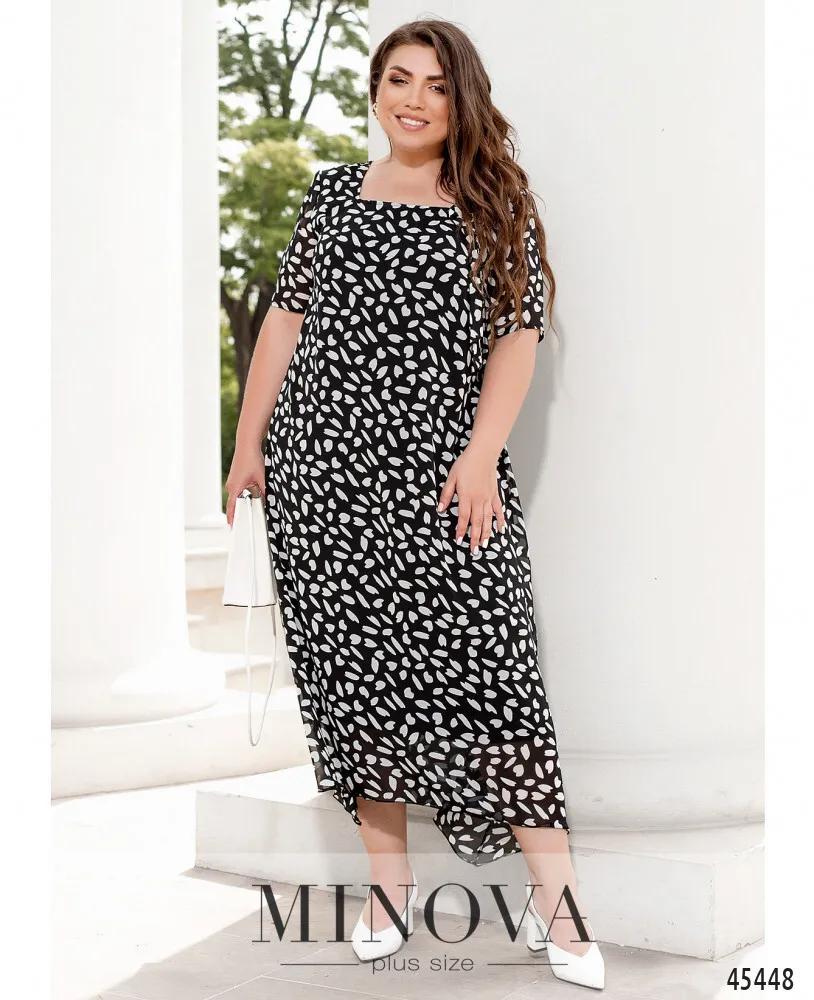 Платье 21-12-чёрный Minova