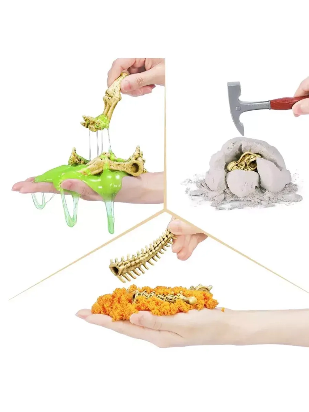 Игрушка сюрприз яйцо Mega Dino Fossil Find фигурка динозавра