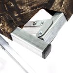 Раскладушка туристич. &quot;СЛЕДОПЫТ&quot; в чехле, 1750х650х400 мм, труба оцинк. 25х25 мм