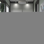 Шкаф-купе PAX HASVIK двухдверный с 2 полками и 4 штангами (белый)  230*45*220