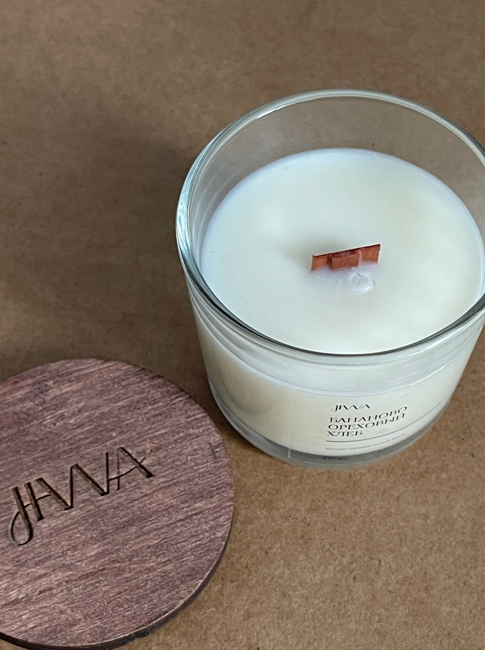 Свеча натуральная ароматическая JIWA 100 мл - Бананово-ореховый хлеб