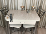 Кухонный раскладной стол с ящиком Wide Italian mosaic