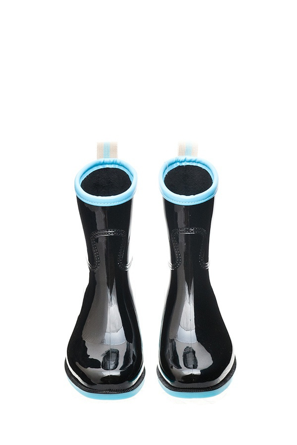 Сапоги BoomBoots Black&Blue Flat (с утеплителем)
