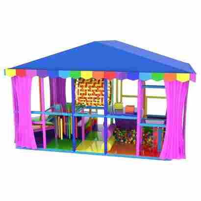 Детский игровой лабиринт с крышей «Палитра радости» 6,15×3,69×3,2 м