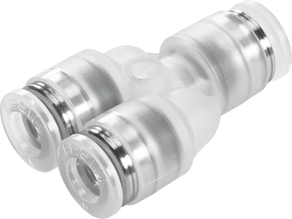 Разветвитель цанговый, прямой Festo NPQP-Y-Q8-E-FD-P10 (комплект 10 шт)