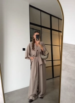 Костюм с кимоно с брюками на эластичном поясе