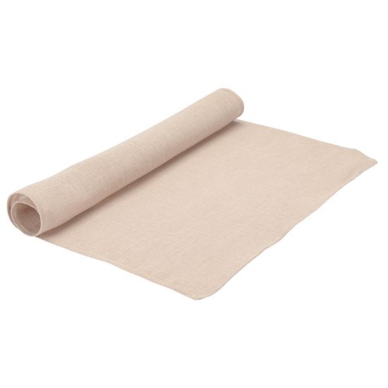 Салфетка сервировочная из стираного льна бежевого цвета из коллекции essential, 45х45 см