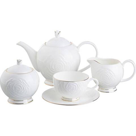ЧАЙНЫЙ СЕРВИЗ LEFARD "BLANCO" НА 6 ПЕР. 15 ПР. 1000/350/300/250 МЛ (КОР=2НАБ.)