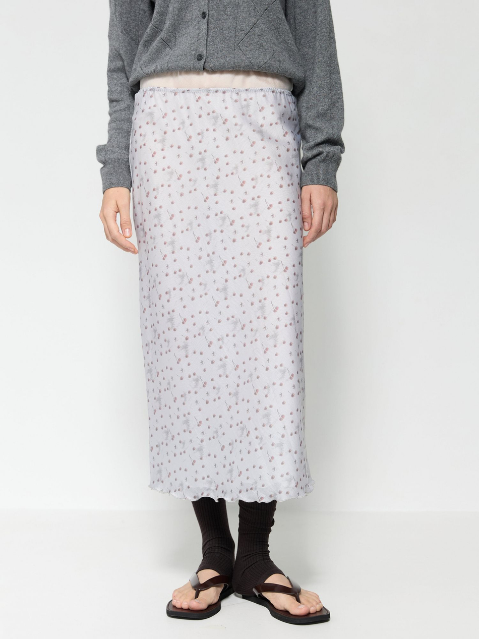 Юбка 2 в 1 вишни