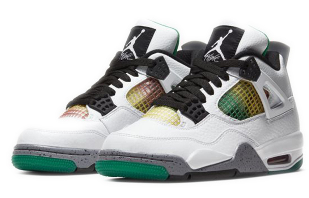 Кроссовки Jordan Air Jordan 4 Retro Lucid Green (Женская размерная сетка)