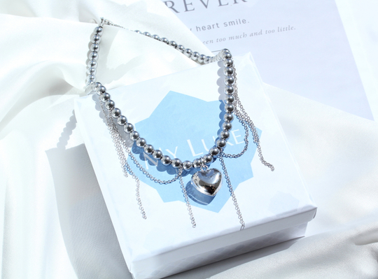 Колье Heart and Chains