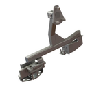 Калитка в штатный бампер Toyota Land Cruiser 200 (с квадратом по фаркоп)