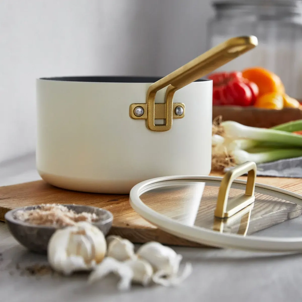 GreenPan Сотейник Stanley Tucci™ 20 см 3,78 л + крышка Off White