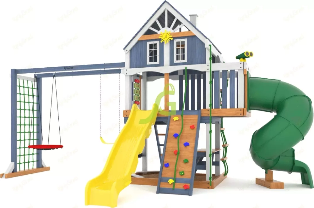 детская площадка домик