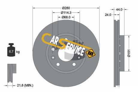 BENDIX Braking - BDS1011HC