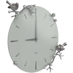 Часы настенные Терра Колор Серый дым Сильвер