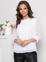 Блуза Воздушный шифон (вайт) Diolche