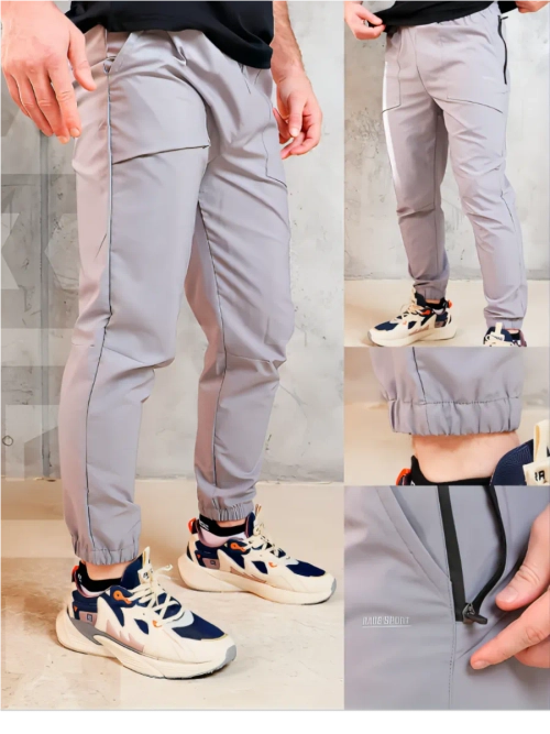 Спортивные брюки джоггеры на манжетах