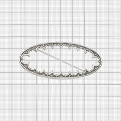 "Ауторе" брошь в серебряном покрытии из коллекции "Леди Агата" от Jenavi  с замком булавка