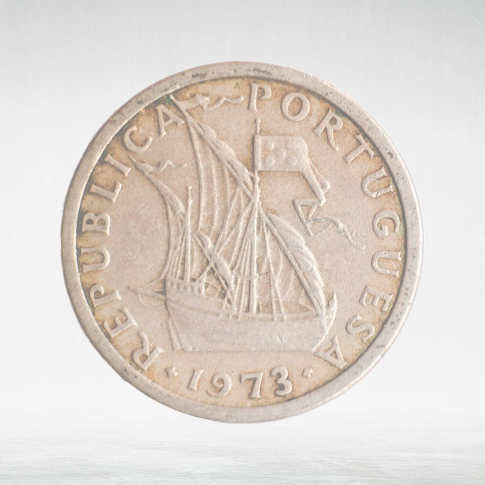Portugal, 2.50 Escudos, 1973, VF
