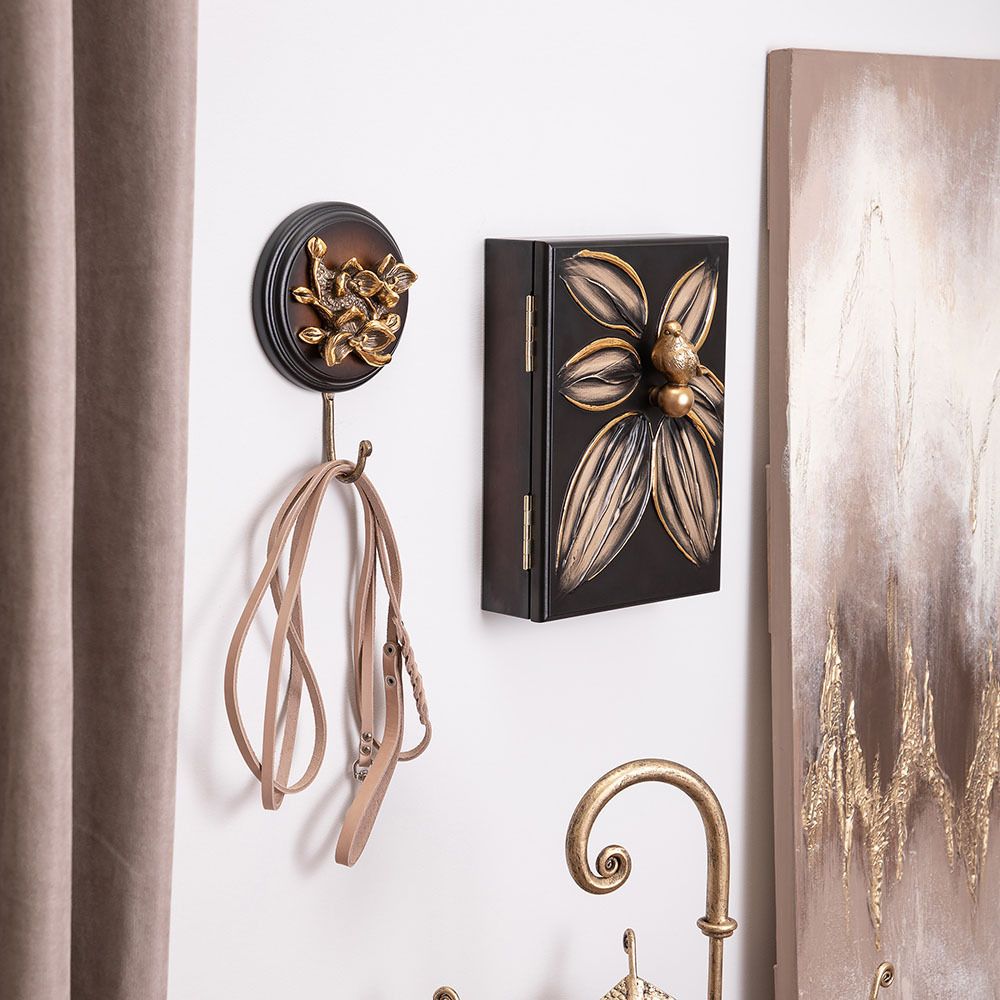 Настенный крючок Орхидея Орех