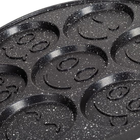 Сковорода для оладий 26 см. Kamille КМ 4212 смайлики