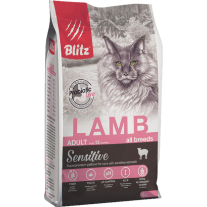 Blitz Sensitive Lamb Adult Cats All Breeds