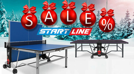 Большая новогодняя распродажа! Праздничные скидки на теннисные столы! Акция действует до 31.12.2024 г.
