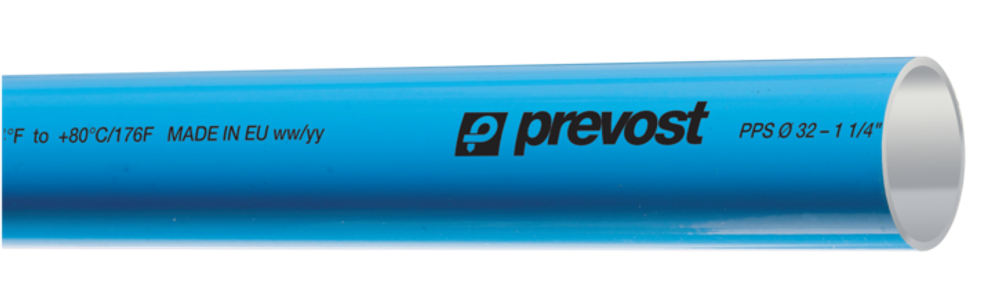 Алюминиевая голубая труба для подачи сжатого воздуха, диам. 50 мм х 5,5 м