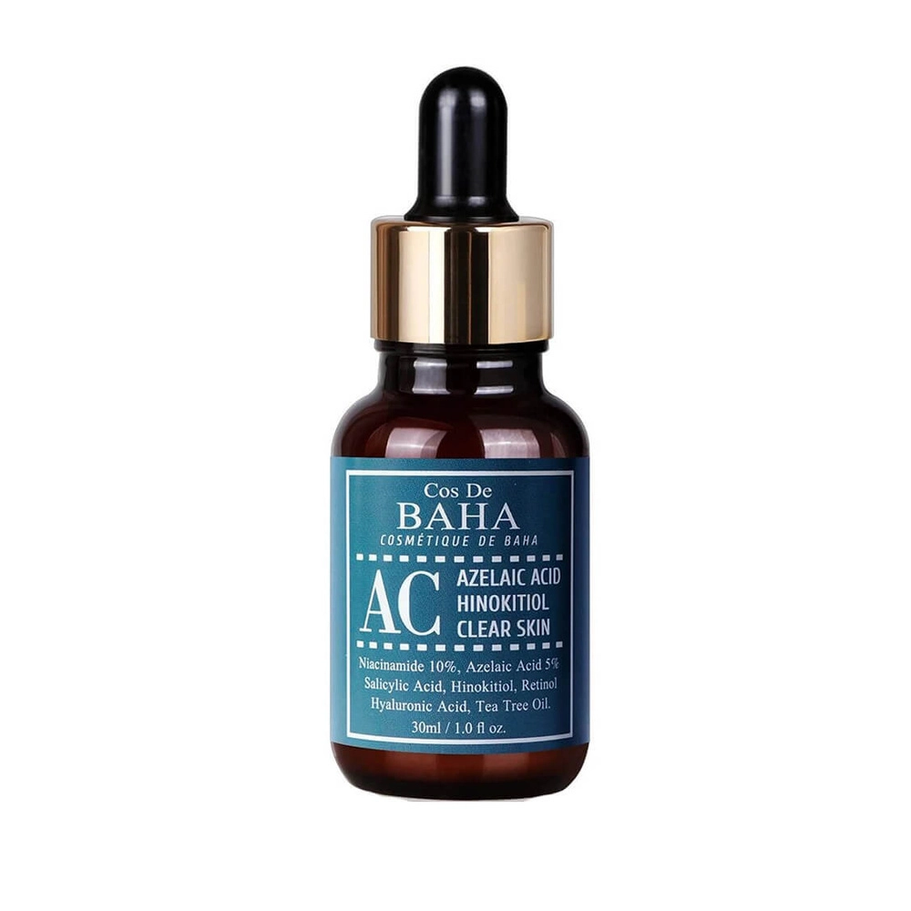 Сыворотка для лица Cos De Baha AC azelaic acid hinokitiol clear skin 30 мл