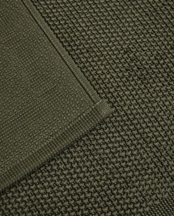 ZARA HOME КОВРИК ДЛЯ ВАННОЙ ИЗ ХЛОПКА С АНТИСКОЛЬЗЯЩЕЙ ПОВЕРХНОСТЬЮ, ХАКИ