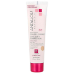 Andalou Naturals, 1000 Roses®, Color + Correct, для чувствительных волос, SPF 30, чистый загар, 58 мл (2 жидк. унции)