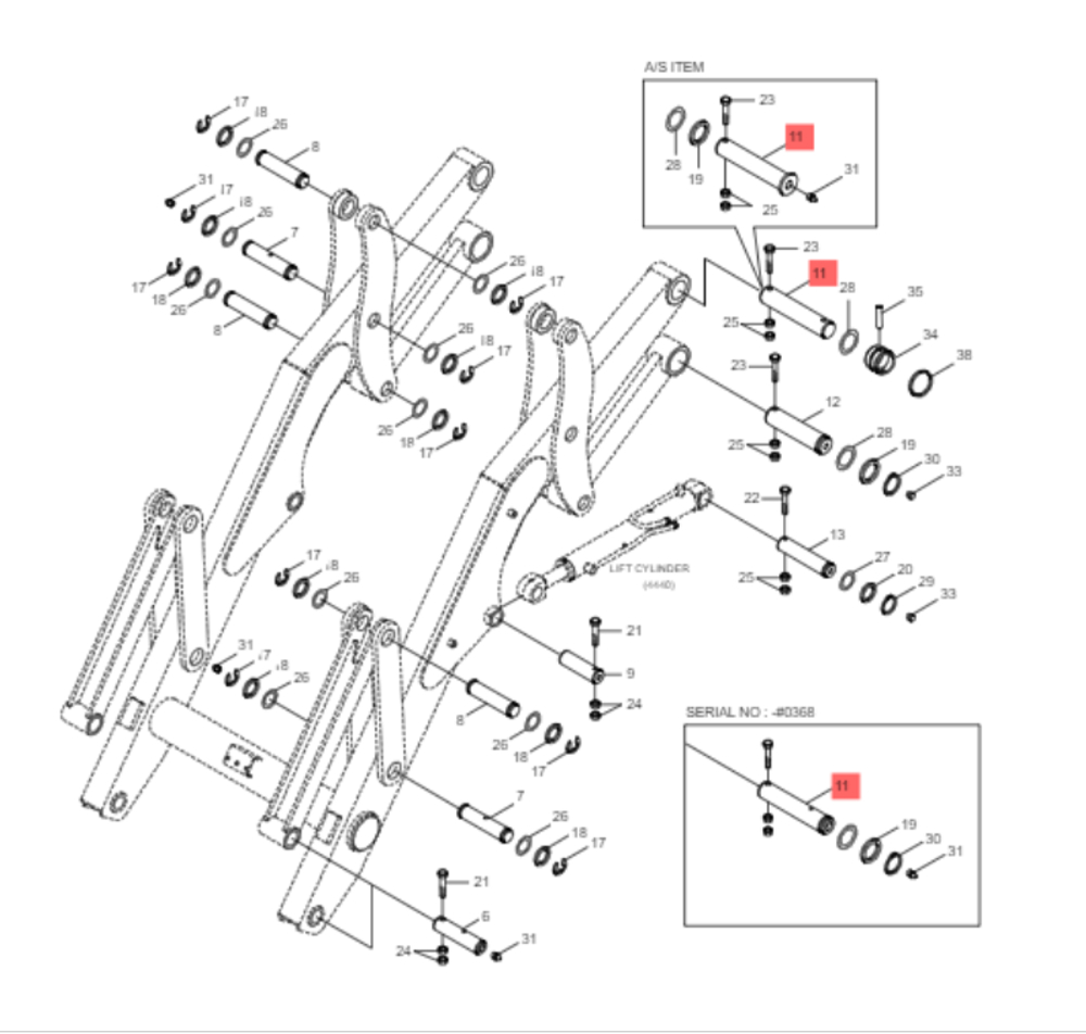 Палец 61U1-10630