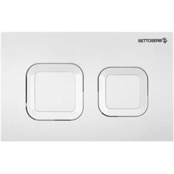 Инсталляция для унитаза BETTOSERB sava free standing, клавиша смыва белый глянец квадр.