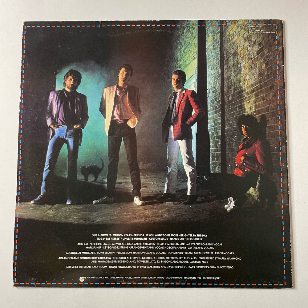 Винтажная виниловая пластинка LP Alibi Friends (UK 1980)