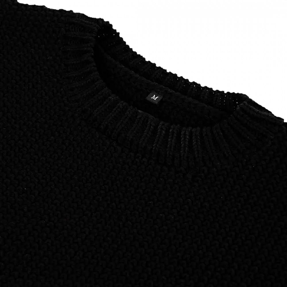 Свитер Heartz Blackout Heavyweight Cropped Knitted черный