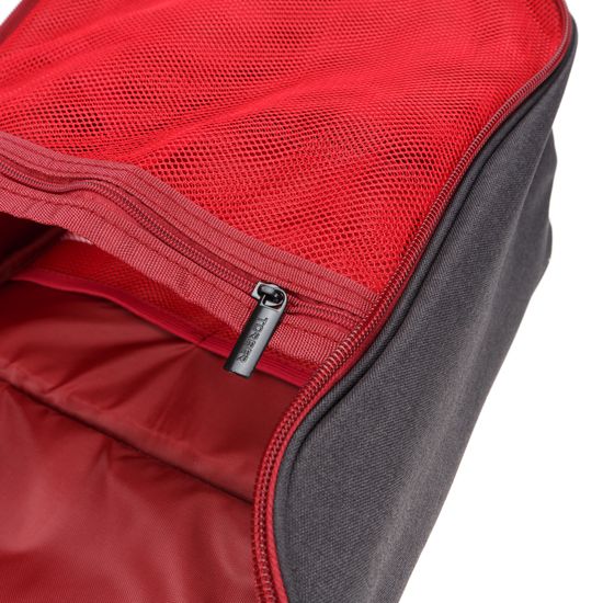 Несессер Torber, дорожный, чёрный/бордовый, полиэстер 300D ткань катионик, 27 х 22 х 11см