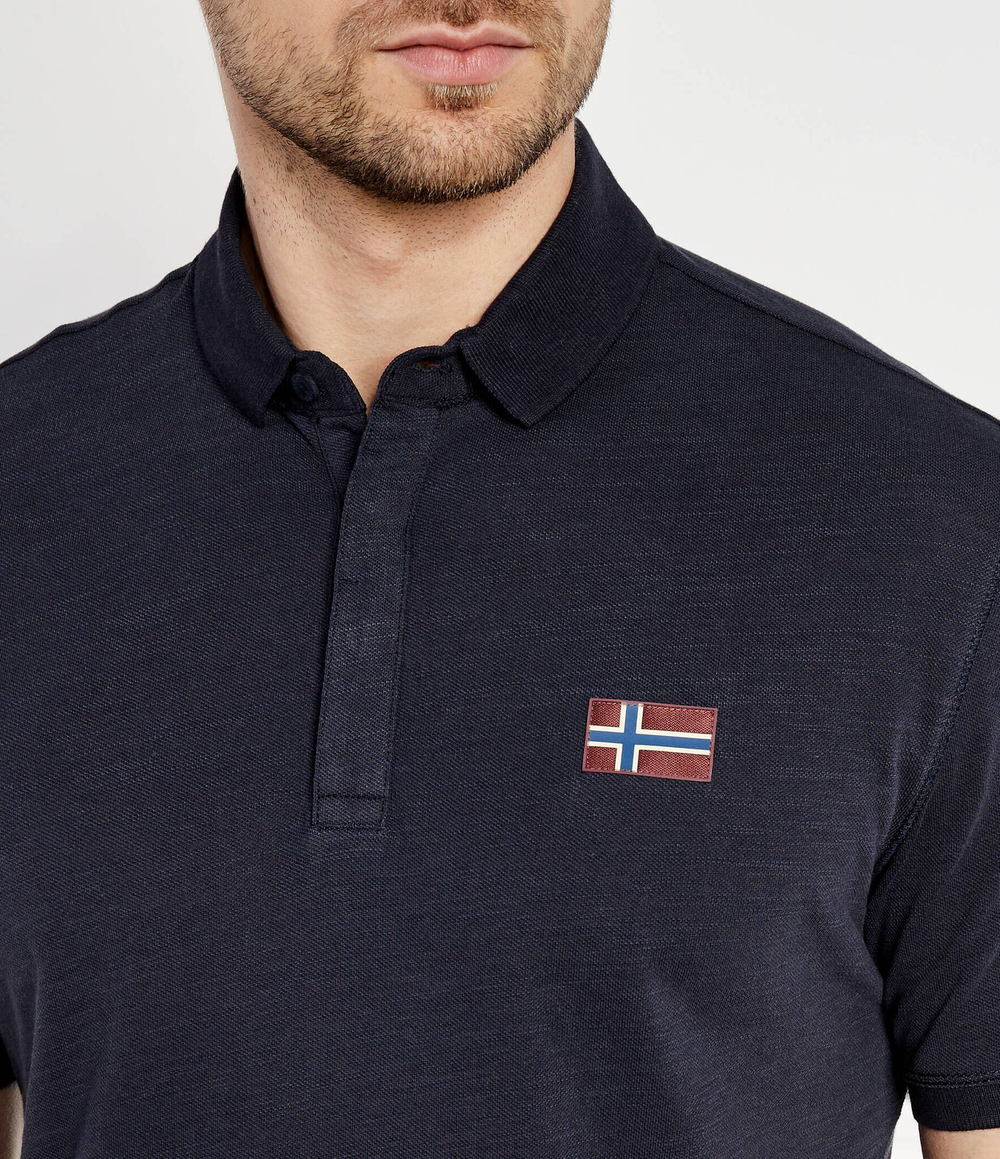 Поло Napapijri - темно-синий(NP0A4HPY)