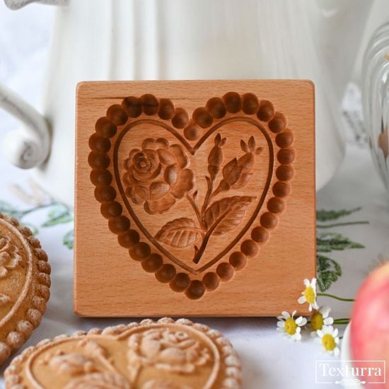 Пряничная форма Роза в сердце моём