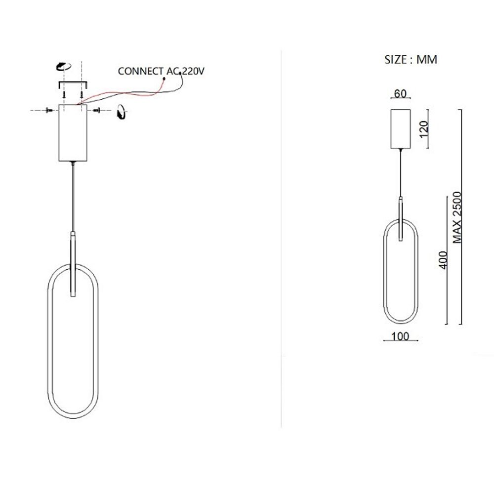 Подвесной светильник Imperiumloft RANDALL B randall01