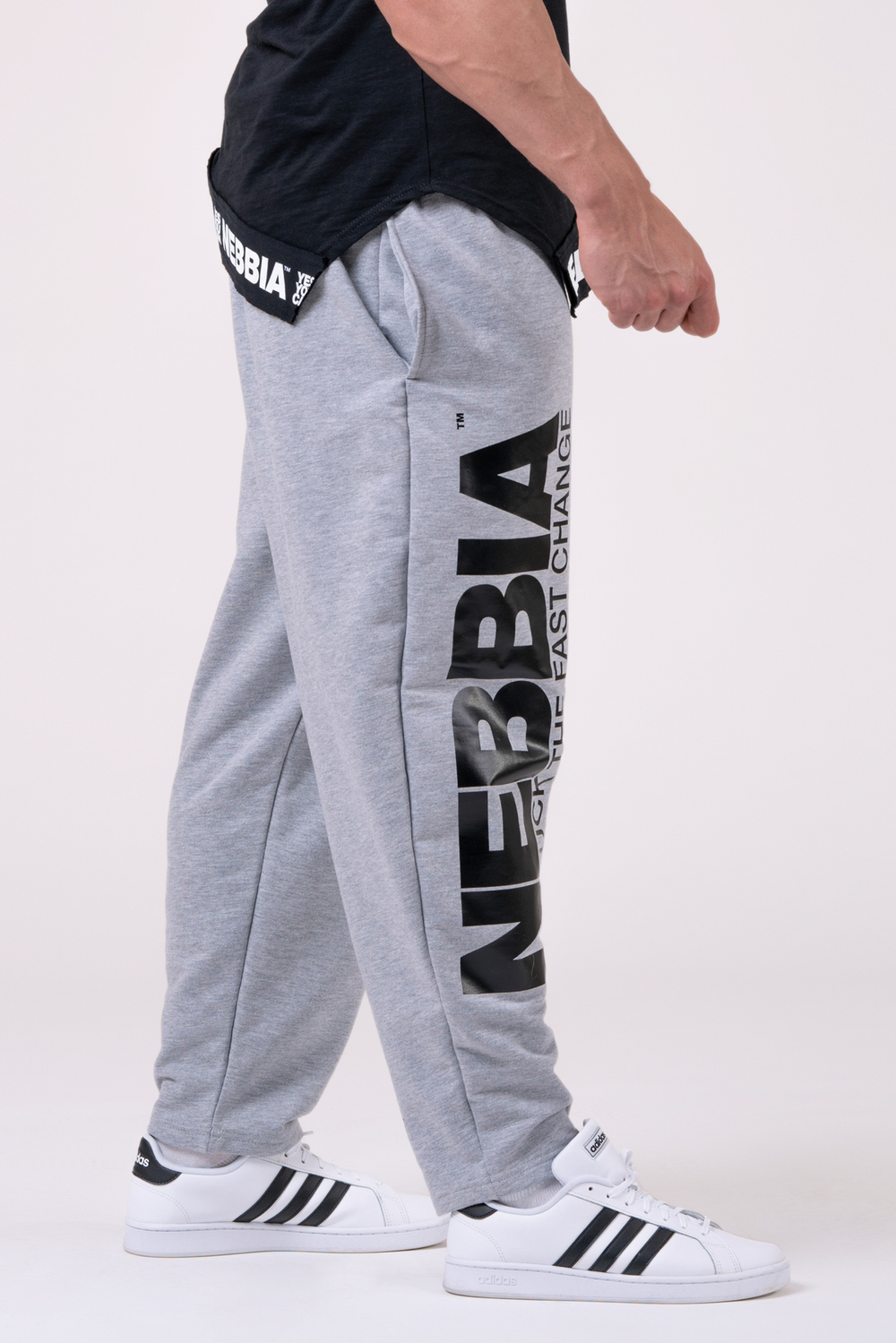 Штаны NEBBIA Beast Mode On iconic sweatpants 186 GREY