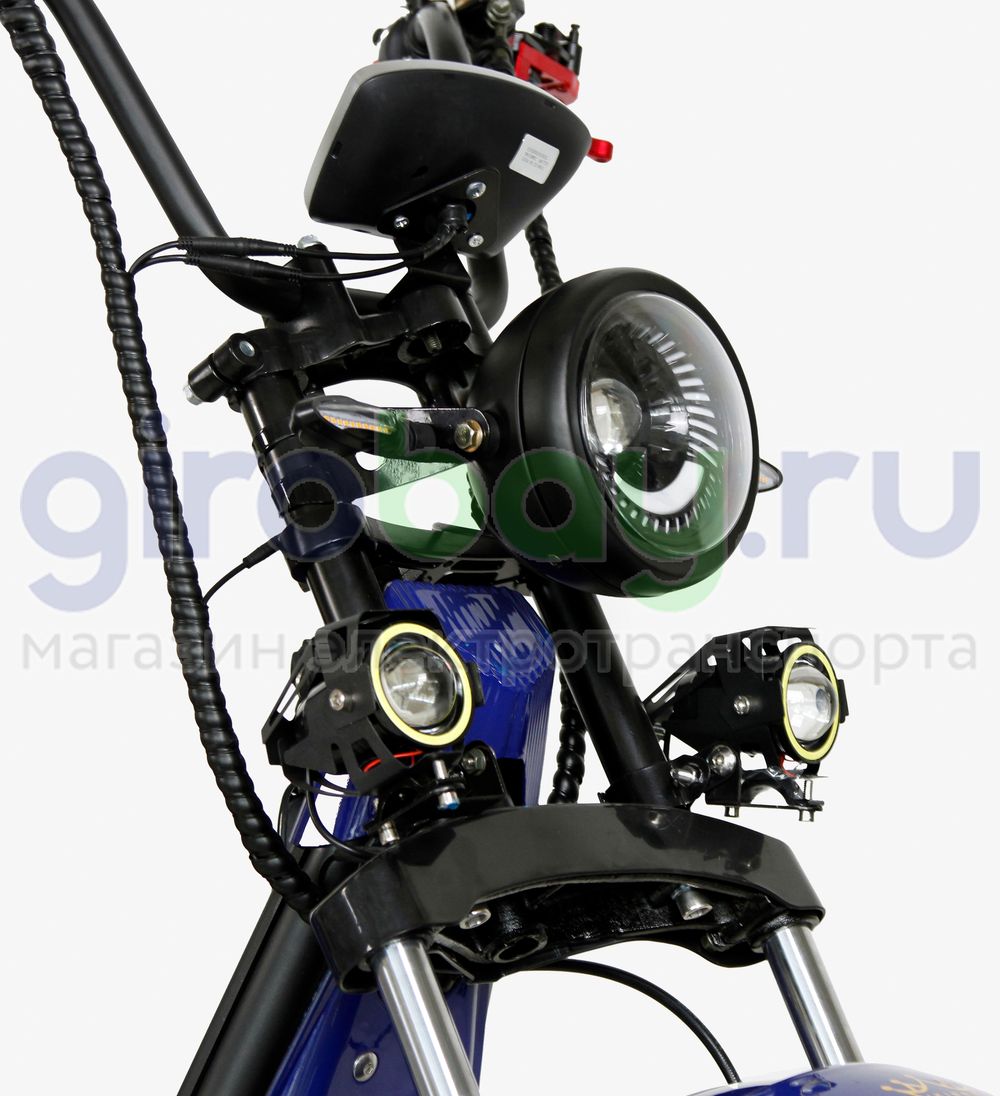 Электроскутер IKINGI M7 PRO TRIKE 3333W - Синий фото №13