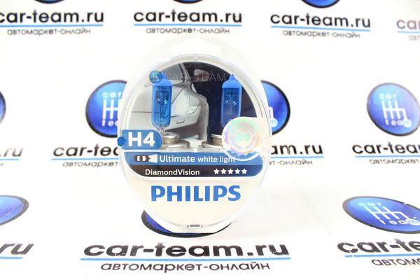 Автолампы "Philips" H4 55,60W-12V DV 5000K 12342DVS2