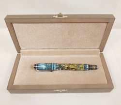 Коллекционная ручка с ручной росписью Палех "Охотник"