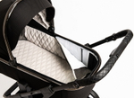 Детская коляска Peppy Tecla 3 в 1 с автокреслом Verona Black Shadow Black Chrome Edition Черный