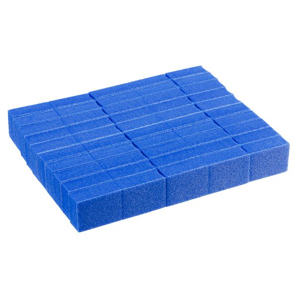 Набор мини-бафов  Irisk  двухсторонних шлифовальных, 50шт (03 Синие)