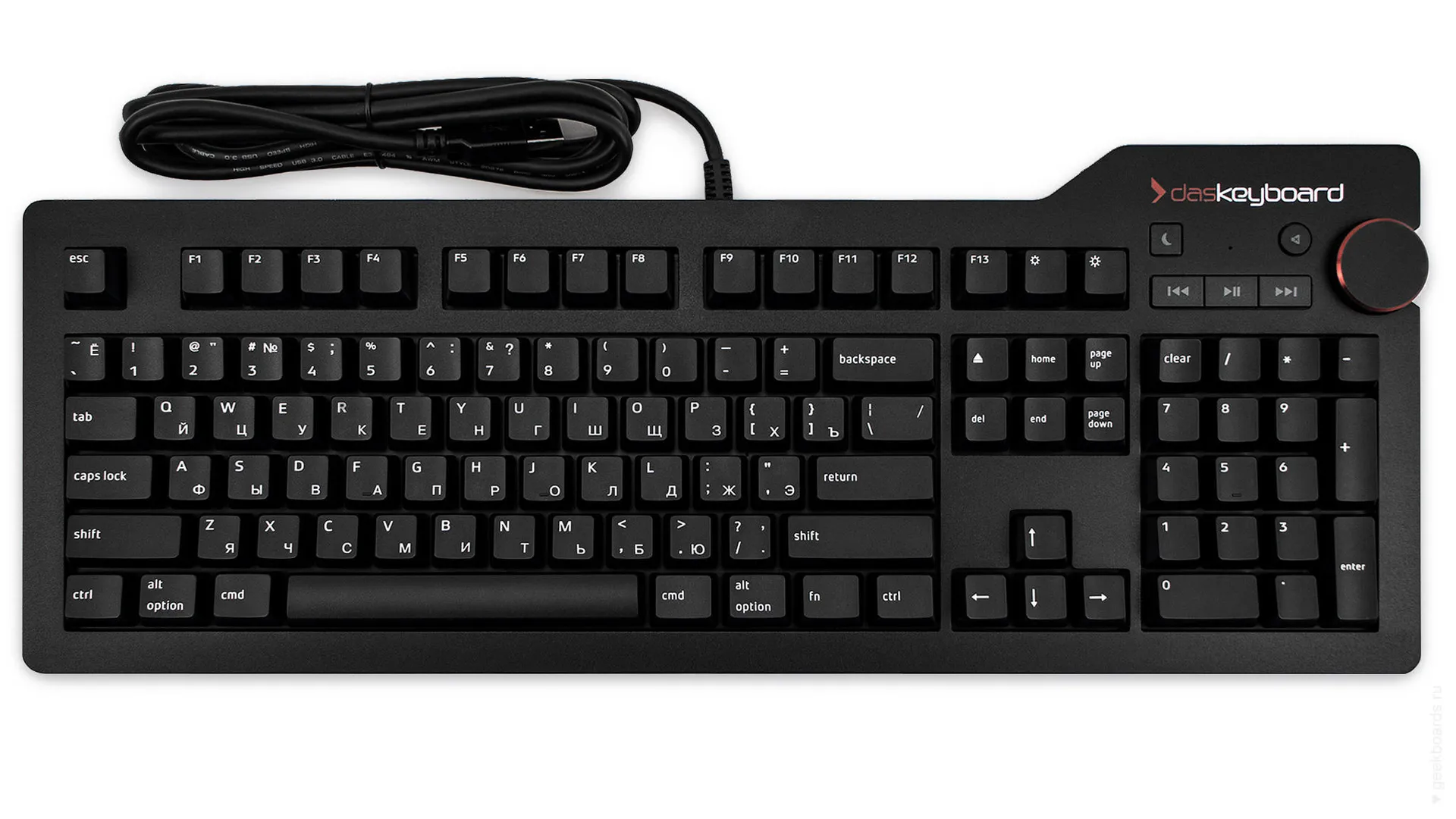 Das Keyboard 4 For Mac — купить на сайте профессиональных клавиатур  Geekboards