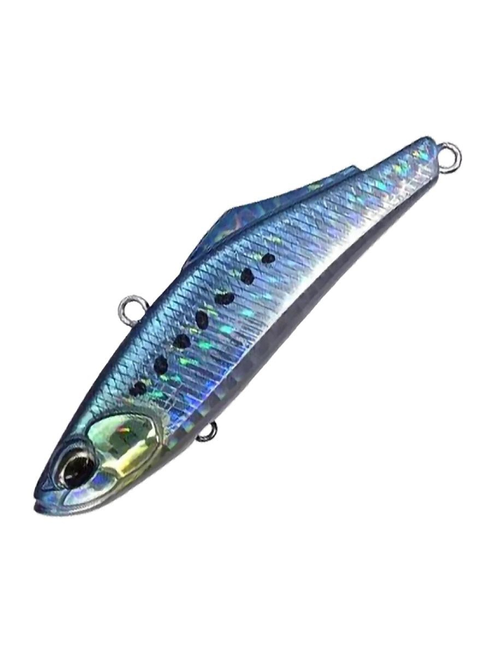 Воблер DUO Bay Ruf Tide Vib 80, CEA0737 Lime Head Clear Gigo, 80 мм, 25 г, тонущий, виб