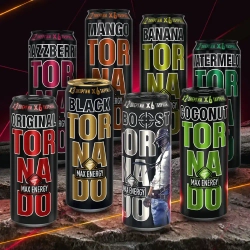 Энергетический напиток Tornado Max Razzberry, 450 мл